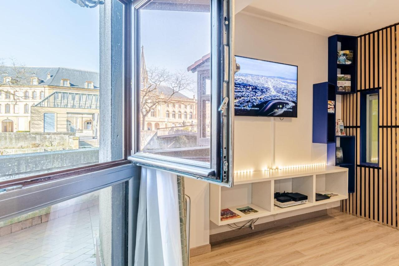 Suite "Comme A Venise" Vue Sur Metz Opera Avec Parking Inclus Kültér fotó